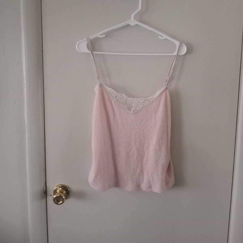 NWT Abercrombie & Fitch Ribbed Soft Pink Top